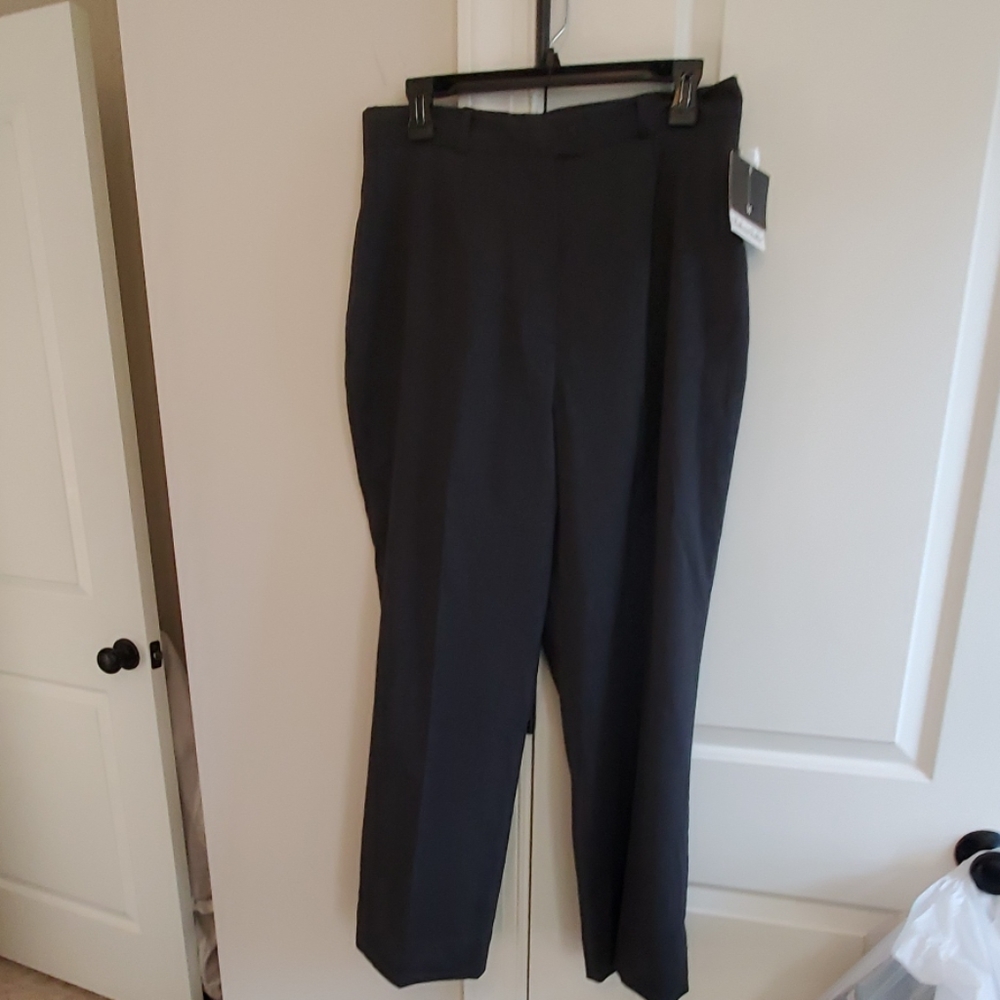 nwt womens 14 wool blend Madison studio gray pant